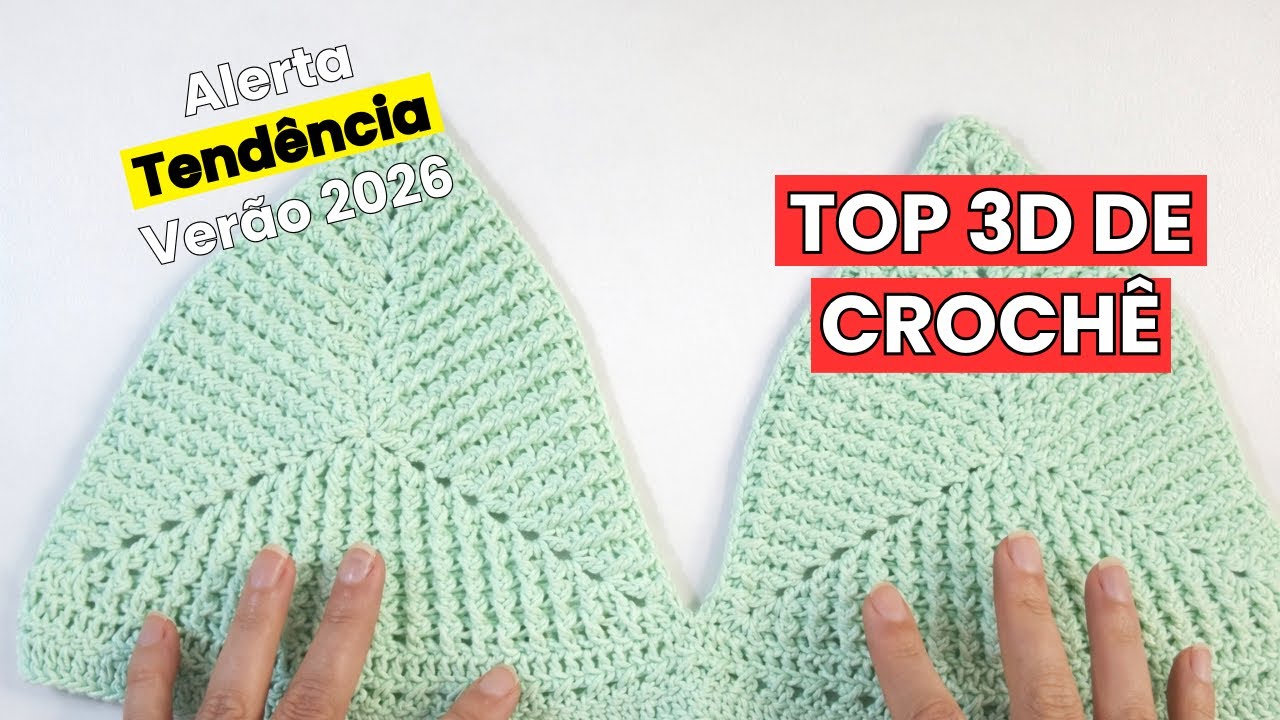 APRENDA A FAZER UM BOJO 3D DE CROCHÊ | TUTORIAL COMPLETO 2026