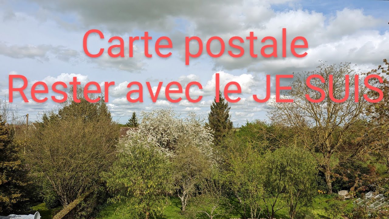 Rester avec le JE SUIS