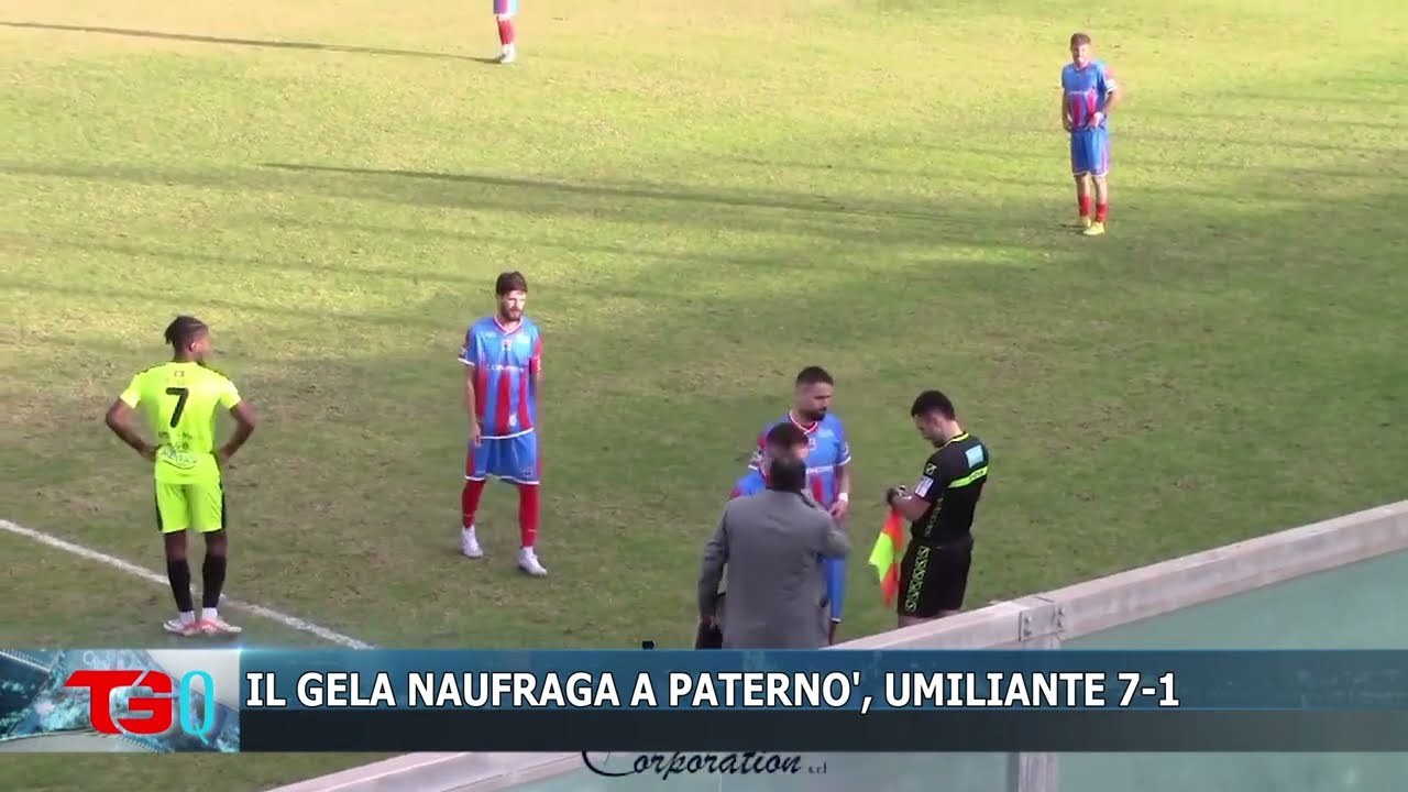 IL GELA NAUFRAGA A PATERNO', UMILIANTE 7 1
