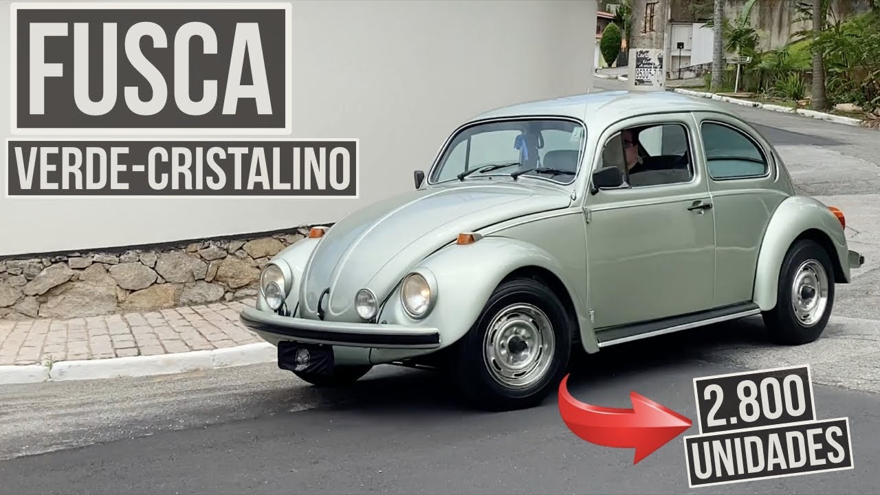 FUSCA VERDE-CRISTALINO:  uma série limitada cheia de personalidade