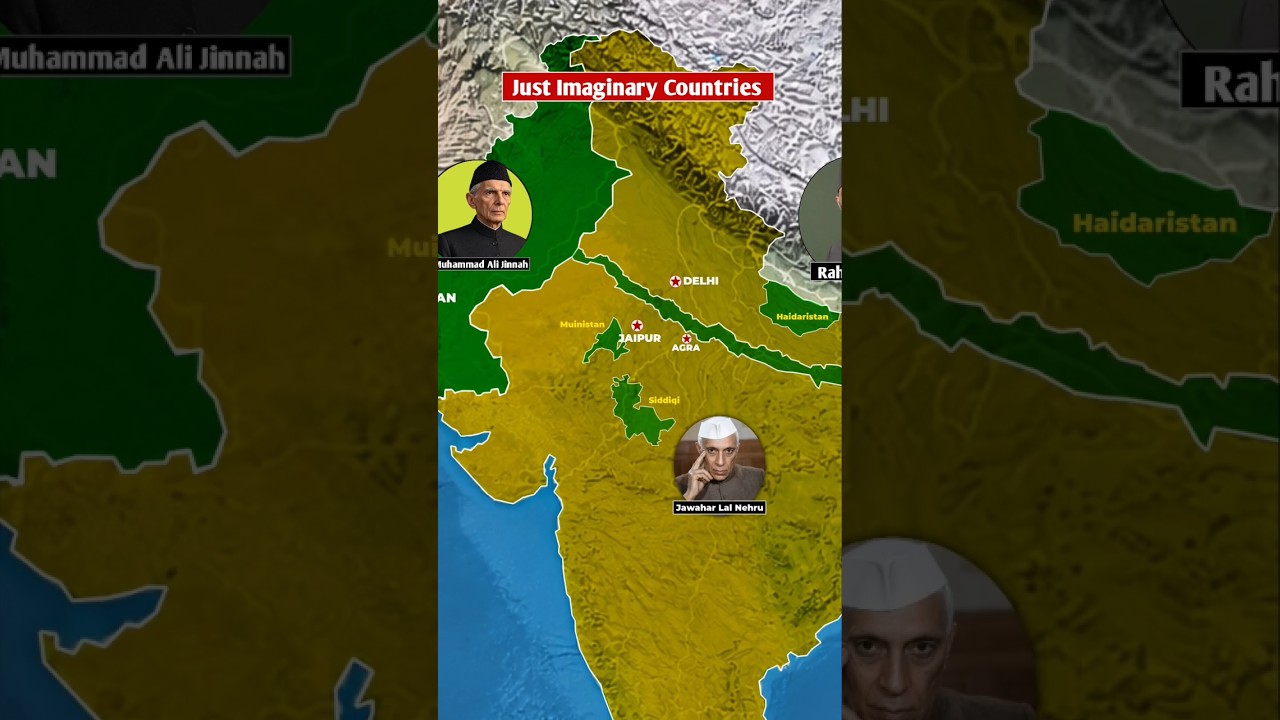 Pakistan&rsquo;s Secret Corridor Through India! 🙄 #history #partition1947 #mapping