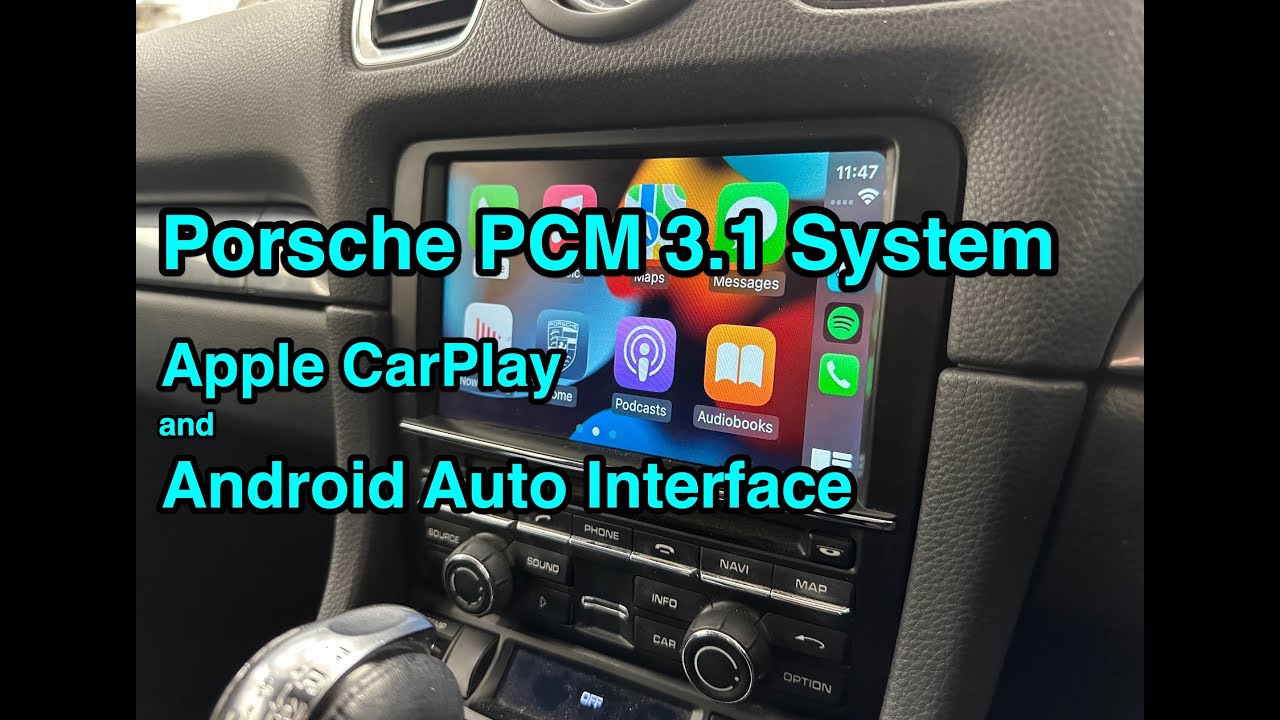 Решение Porsche PCM 3.1 для Apple CarPlay и Android Auto