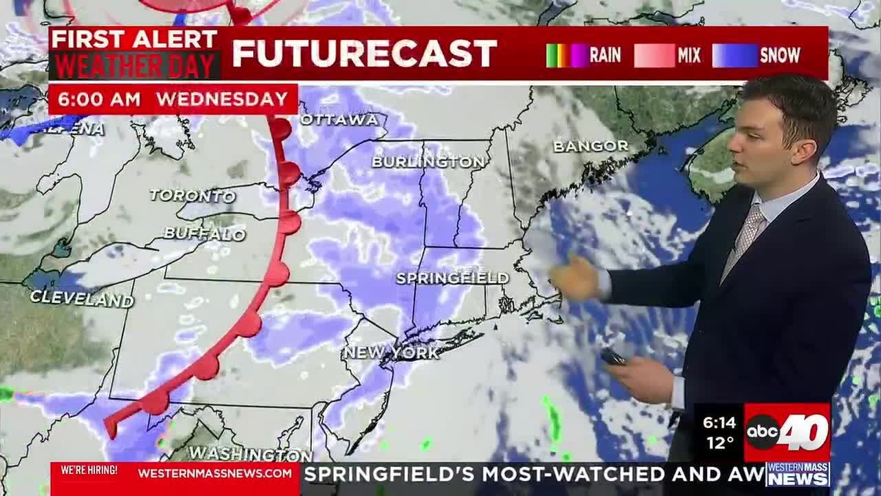 Light Morning Snow, Followed by Melting in the Afternoon Wednesday