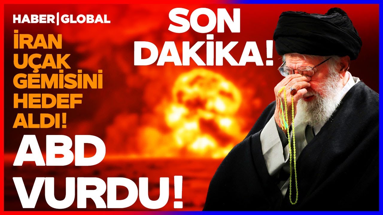 SON DAKİKA | ABD Ordusu İran'ı Vurdu! Hamaney Uçak Gemisini Hedef Aldı!