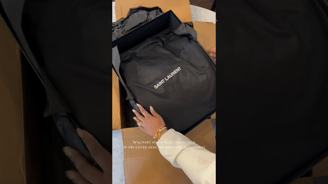 Lux hack: @walmart offers authentic pre- loved designer bags!🙌🏽🥂#walmartfinds #preloved #luxbags