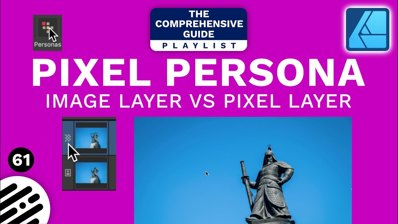 Affinity Designer Tutorial: Image vs Pixel Layer (Pixel Persona)
