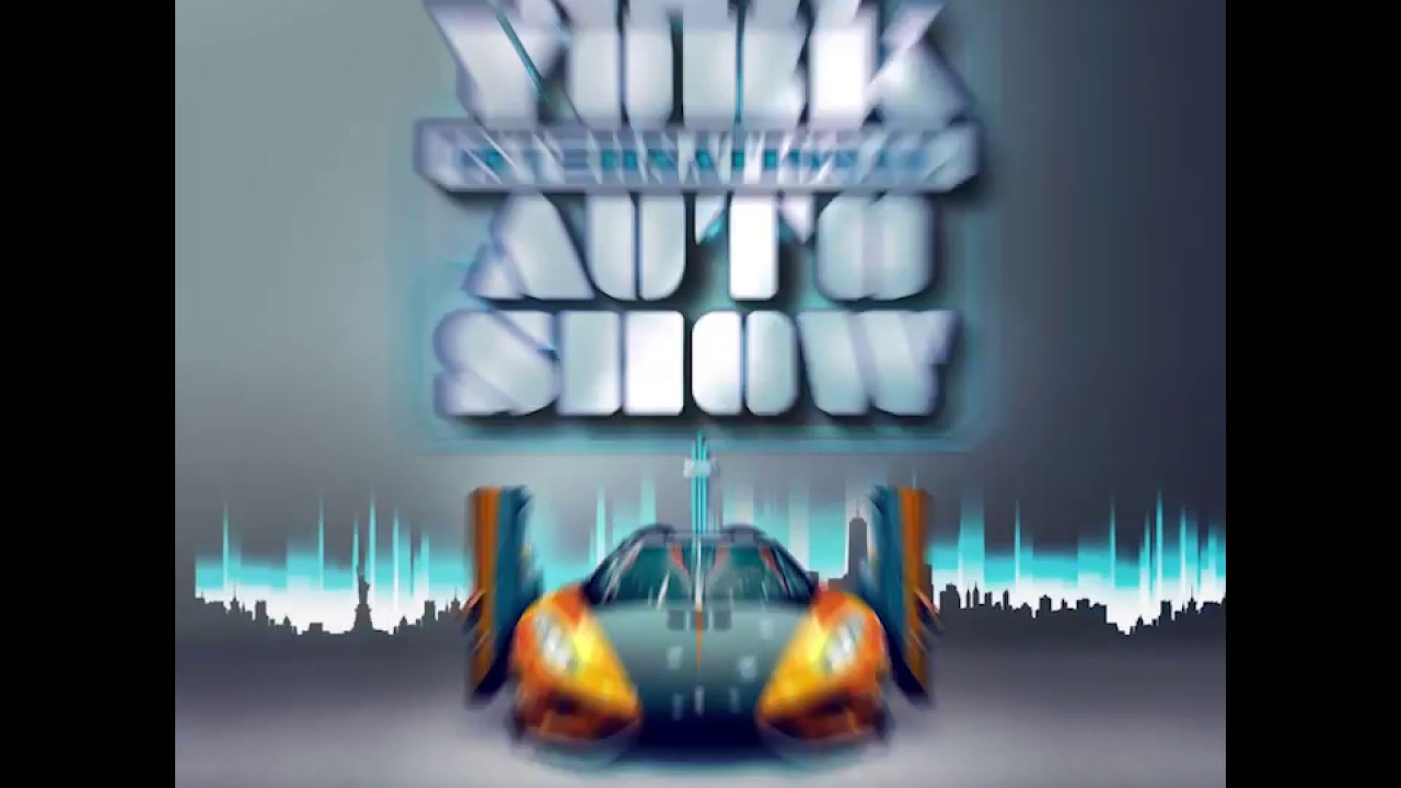 The 2018 New York International Auto Show Poster