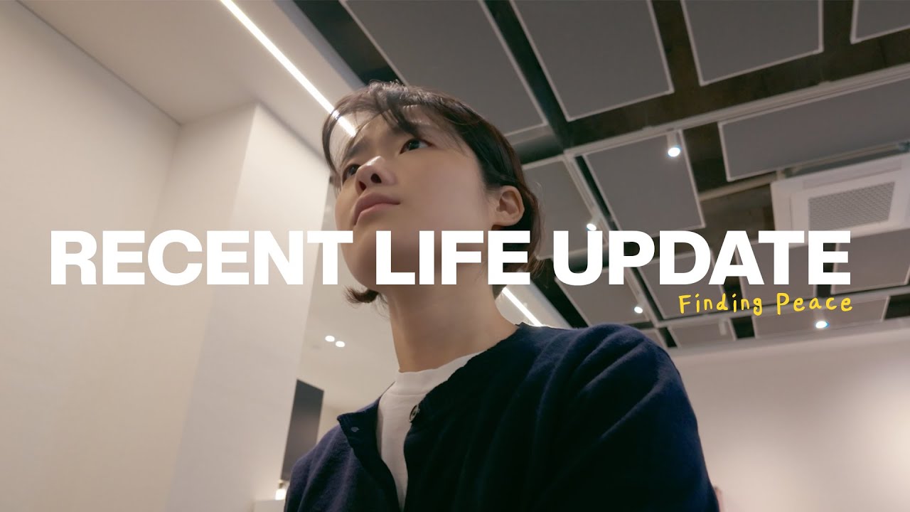 오랜만에 만들어본 근황 브이로그 | 라떼아트 연습, 처음가본 떡 카페