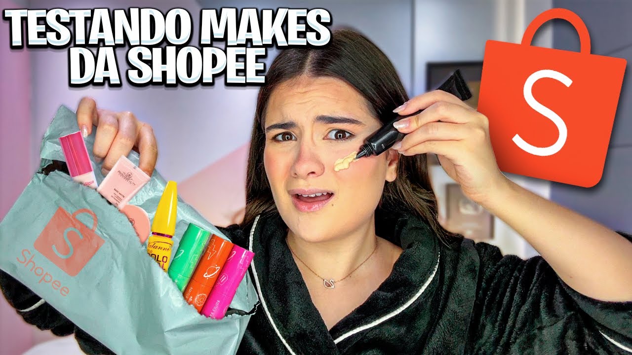 TESTANDO E AVALIANDO MAQUIAGENS DA SHOPEE!