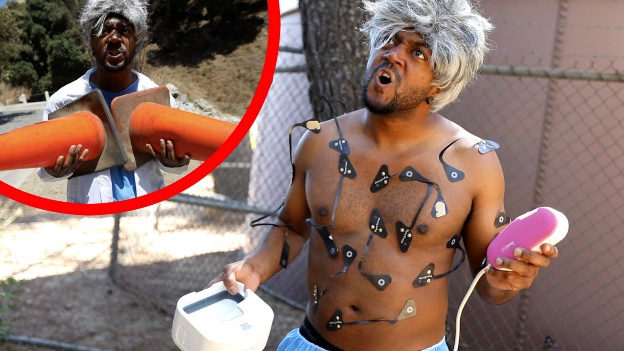 Evil Doctor Uses Electrical Tower To Destroy a Town