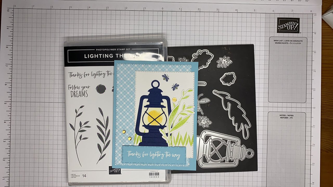 Stampin’ Up! Lighting The Way Thank You Card Tutorial