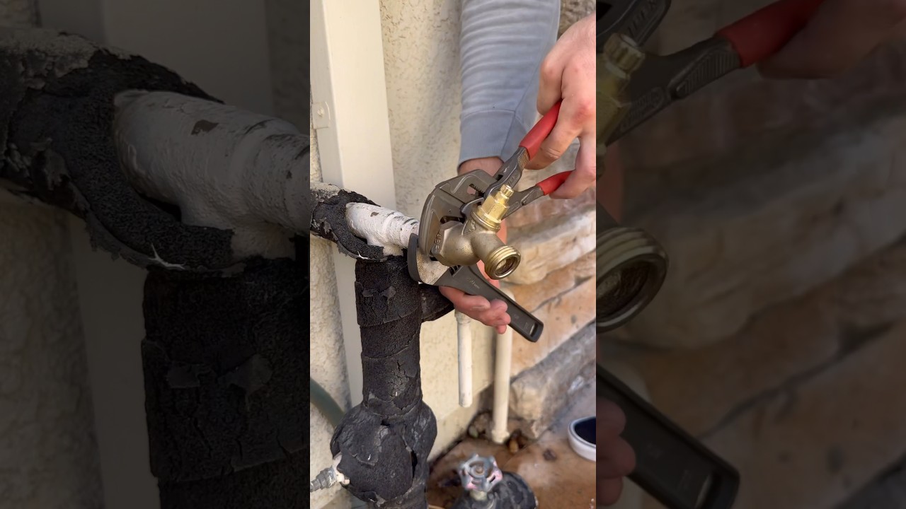 changing out a hose bib. enjoy