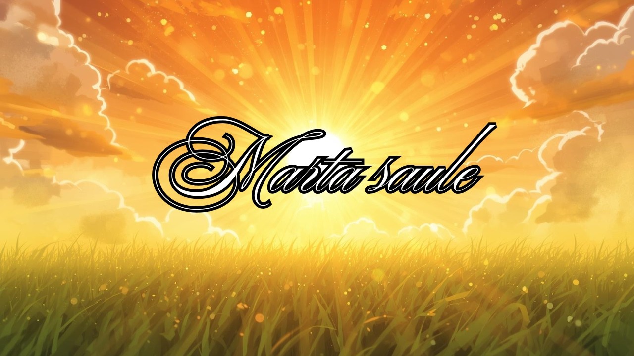 Latviešu Dziesmas - Marta saule (Jaunums 2026)