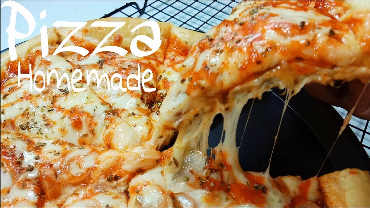 RESEP PIZZA EMPUK SEPERTI PIZZA H*T | PAKAI OVEN TANGKRING DIJAMIN ANTI GAGAL