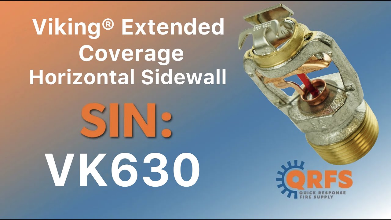 Viking Extended Coverage Horizontal Sidewall Sprinkler | VK630 | Fire Sprinklers | QRFS