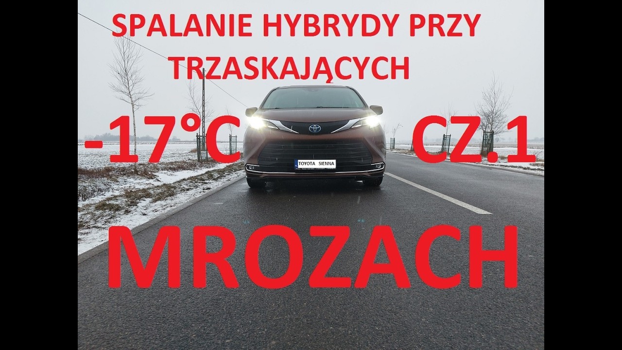 Spalanie hybrydy przy trzaskających mrozach cz. 1