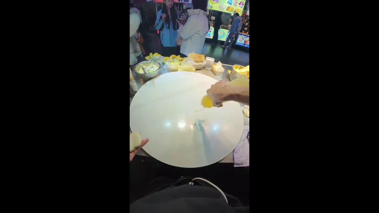POV Livestream | Vendor Making Flying Pancakes with Egg & Sauce | Real-Time Street Food Prep