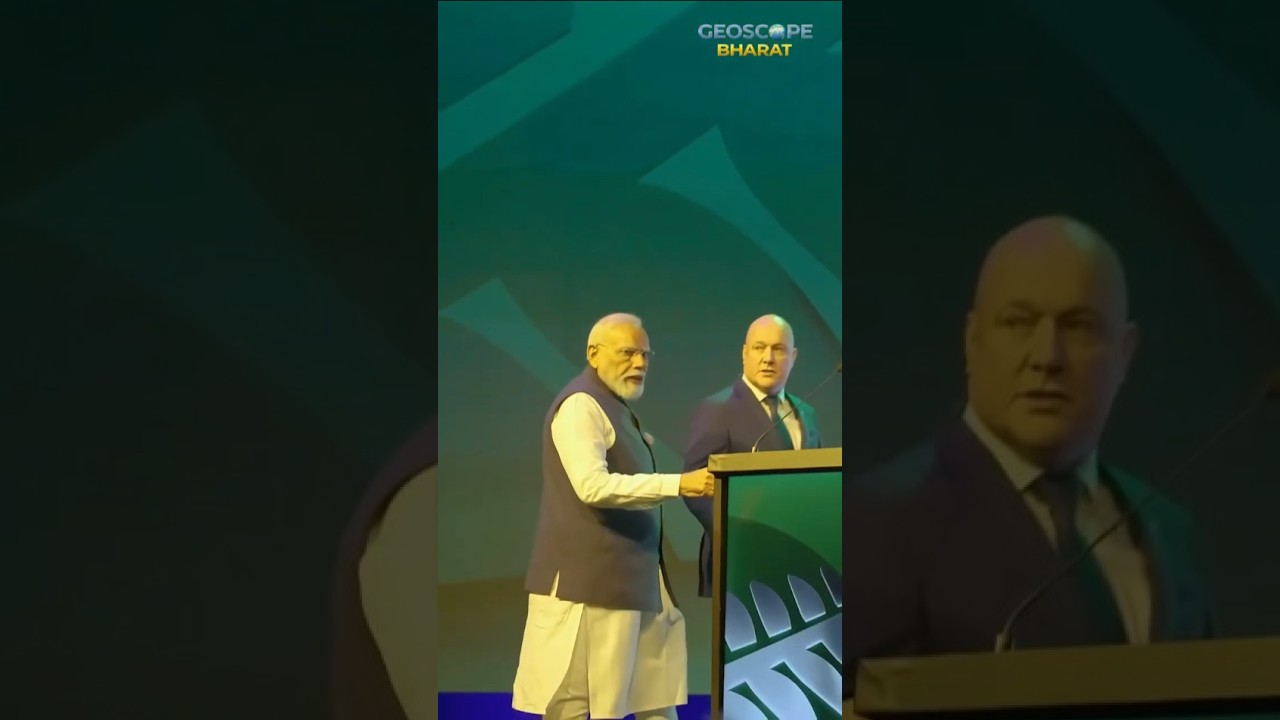 40 Years Later:🇮🇳 India PM's Historic 🇳🇿 New Zealand Visit #diplomacy #geoscope #india