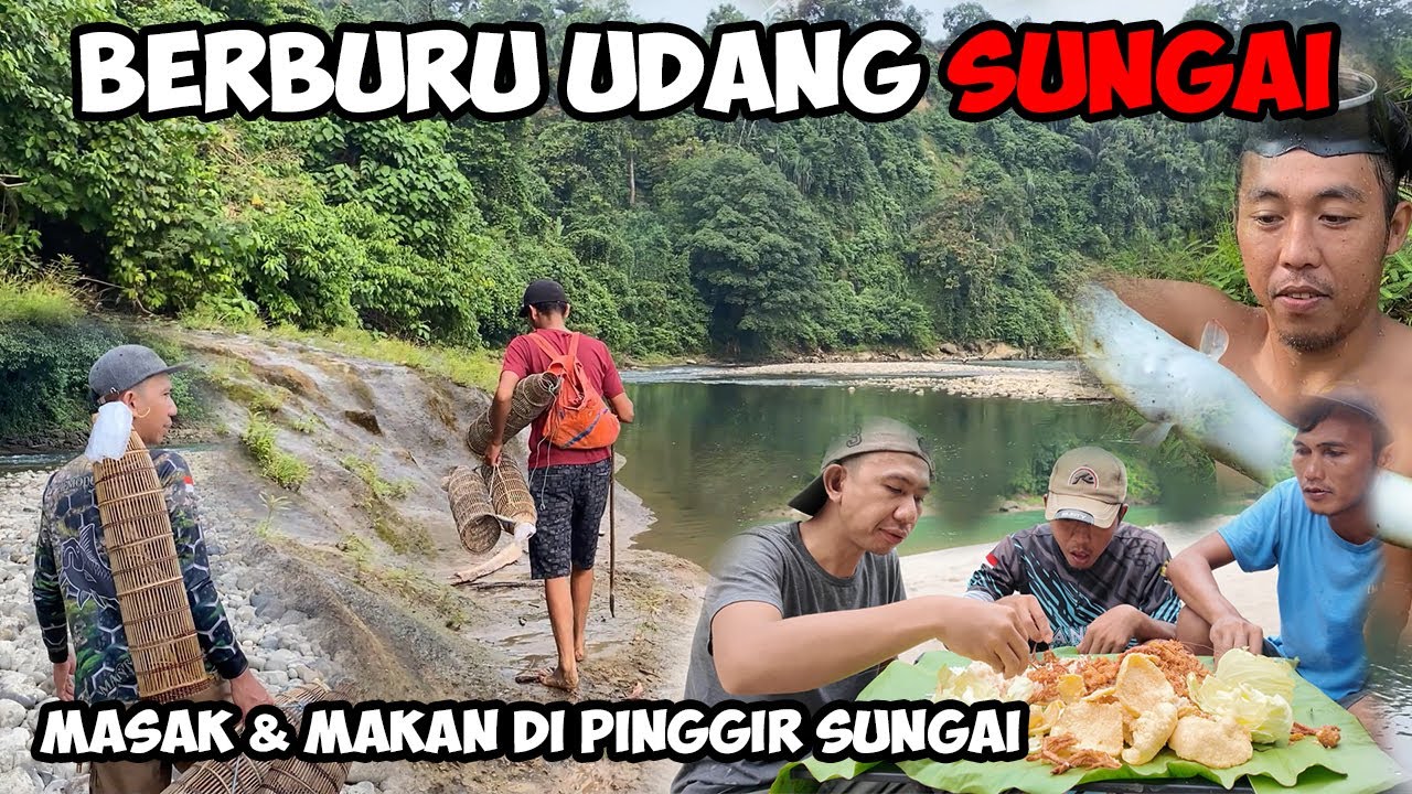 Fishtrap Berburu Udang Langsung Masak Campur Tempoyak Mantap Jang | Bukan FIshing Camp