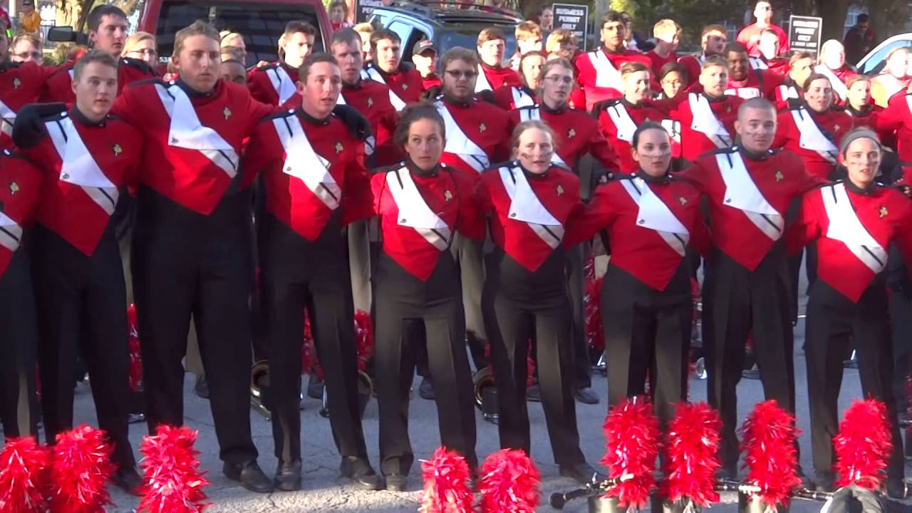 Illinois State University-Big Red Marching Machine: 10-08-16, Homecoming-ISU Fight Song & Alma Mater