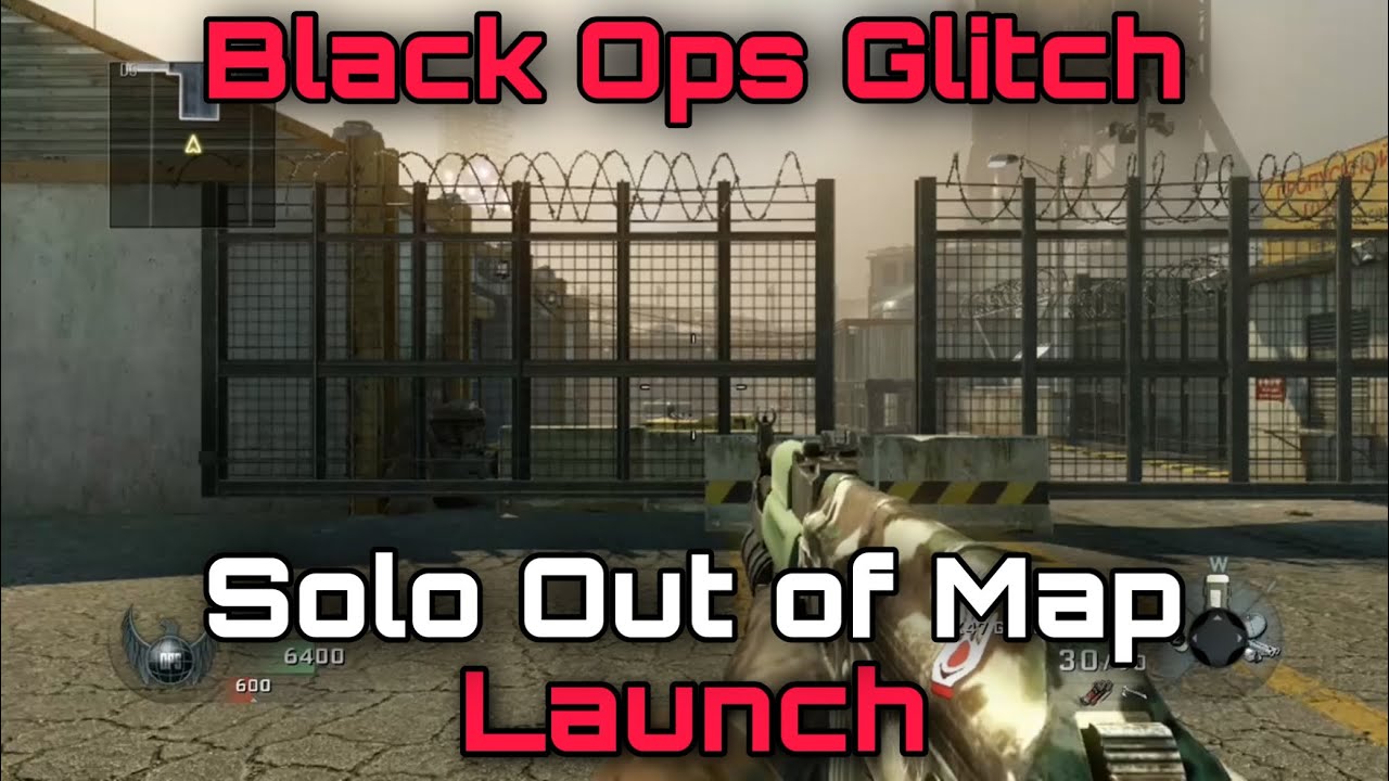 Black Ops Glitch: Solo Out of Map on Launch using Combat Training! (BO1 GLITCHES)