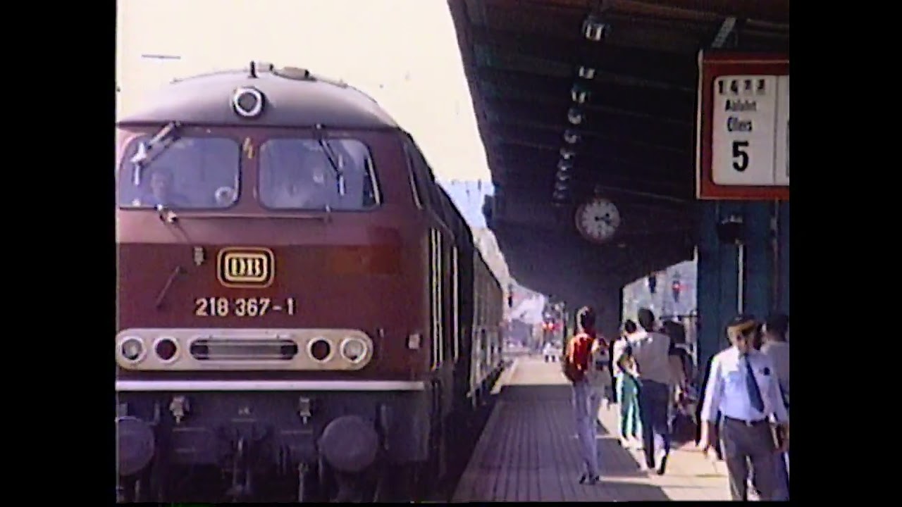Kaiserlautern Hauptbahnhof HBF 1985