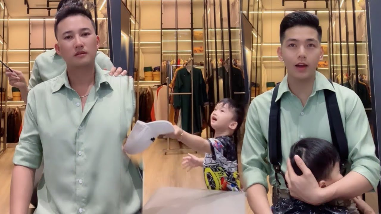 Cưng xỉu KaKa lấy lại nón cho cha Hà Trí Quang trong phòng cô Vĩnh Thuyên Kim đưa cho Thanh Đoàn