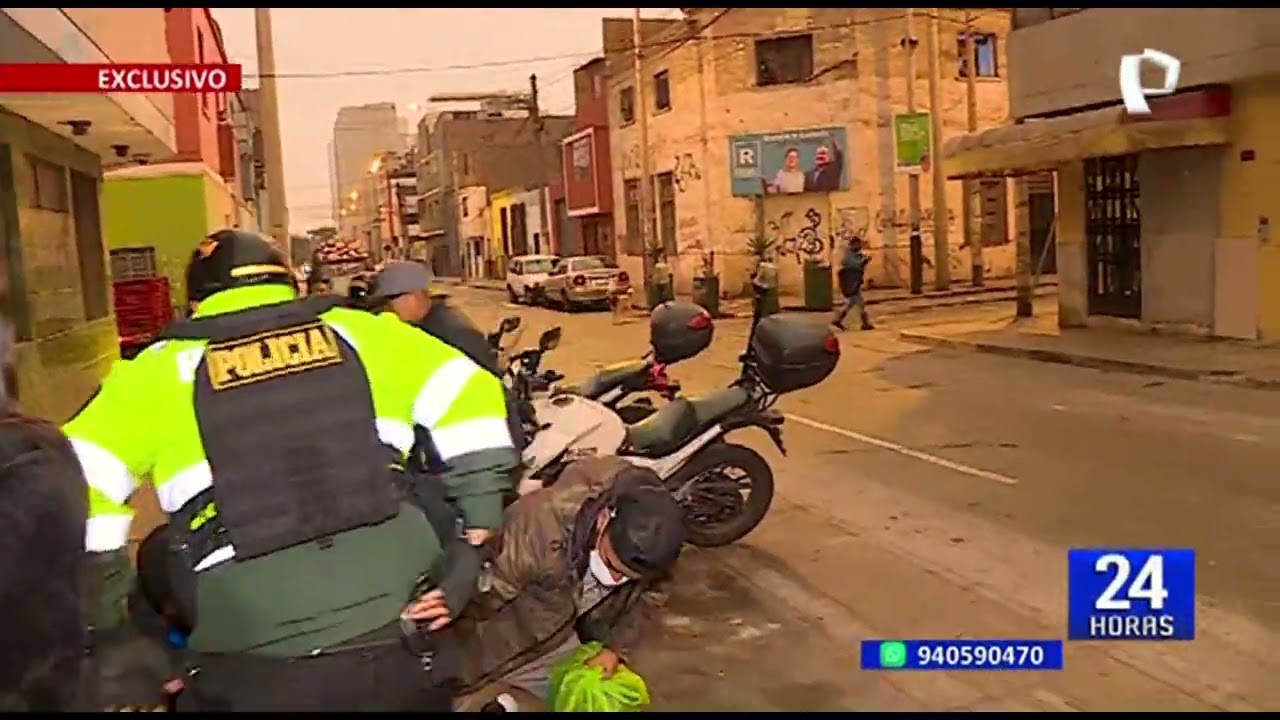 La Victoria: Capturan a delincuente involucrado en balacera desatada en jirón Renovación