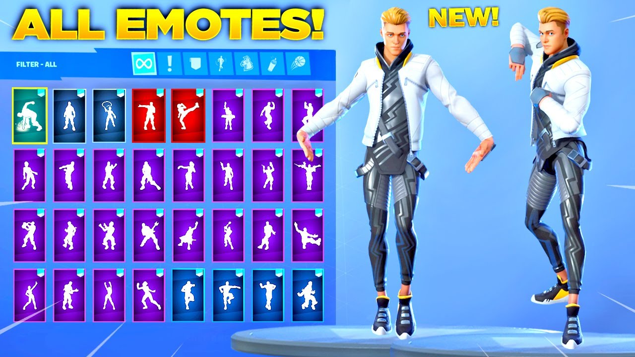 *NEW* LACHLAN SKIN Showcase with All Fortnite Dances & Emotes! (Fortnite Lachlan Skin)
