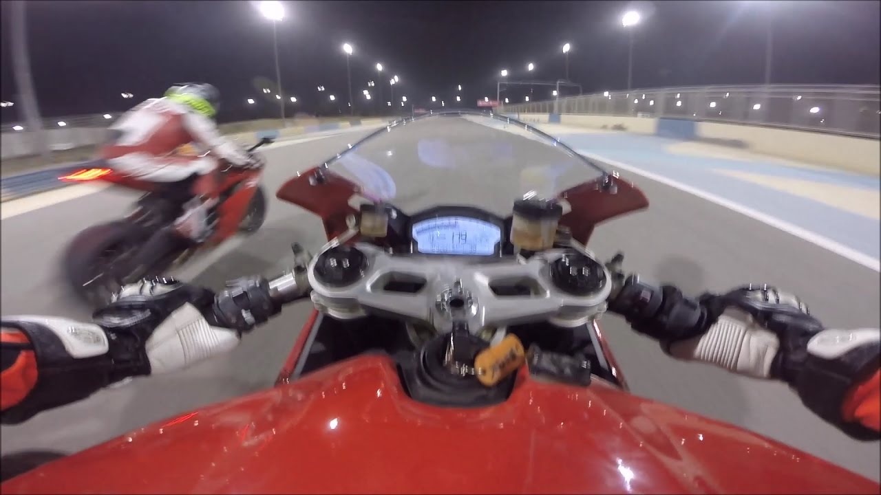Ducati 899 Panigale Track Day GoPro - Getting to Know Bahrain International Circuit