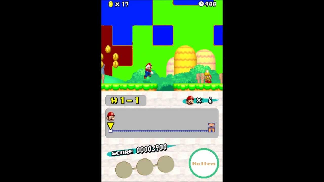NSMBDS Custom Level (W1-1)