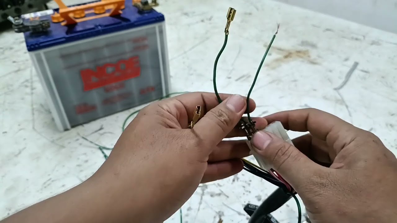 Part 2 Lampu kepala dengan relay, saklar kombinasi carry 1.0