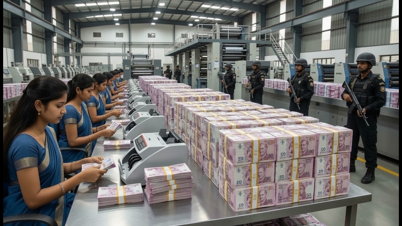 How British Pound Is Printed | Inside the UK&rsquo;s High-Security Money Factory