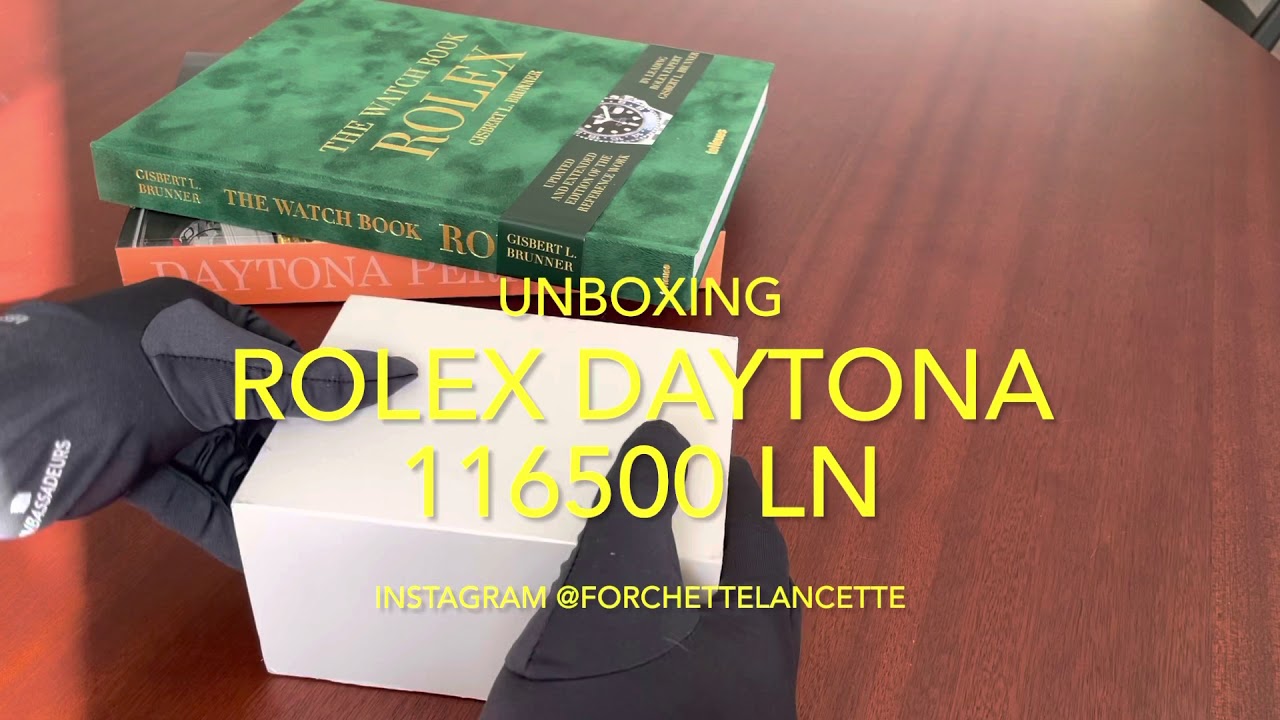 Rolex Daytona 116500 LN white - Unboxing & Photo Gallery