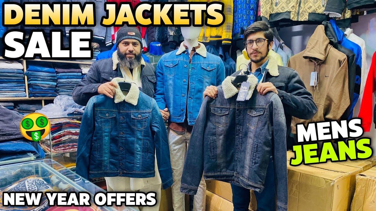 Mens Denim Jackets Sale | Mens Branded Jeans | Garments Market In Rawalpindi | Garments Wholesale