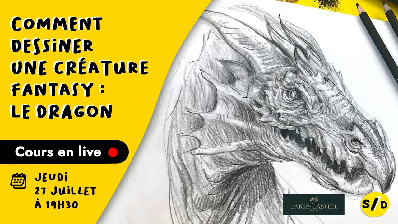 Comment dessiner un DRAGON aux crayons ! 🐉