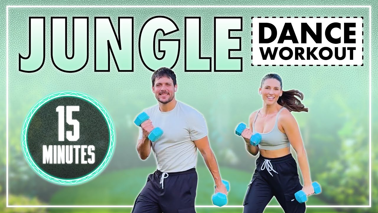 15 Minute Dance Workout | JUNGLE | Dance X Dumbbells