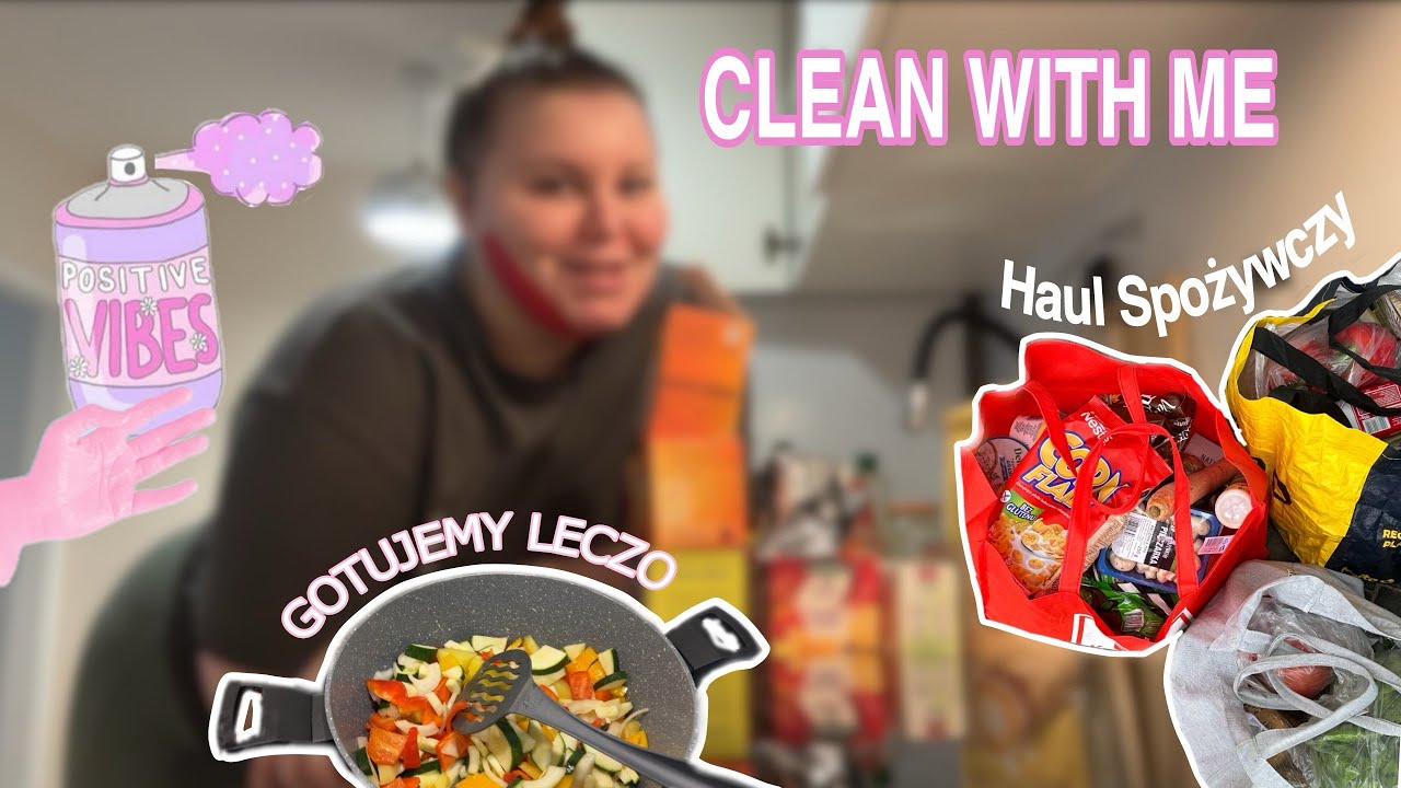 ✨VLOG✨: CLEAN WITH ME 🧹| ZAKUPY SPOŻYWCZE 🛒