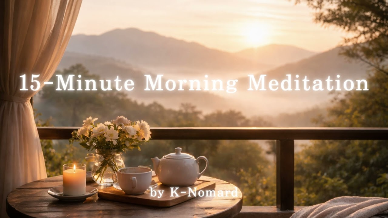 15분 🌅 하루를 차분하게 여는 아침 명상 음악🎵 아침명상 #5  (15-Minute Morning Meditation)