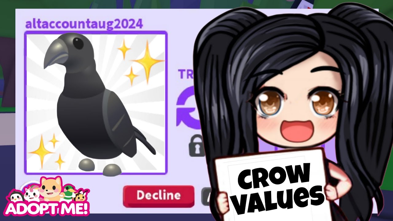 Crow Offers In Adopt Me 🖤🤑💜
