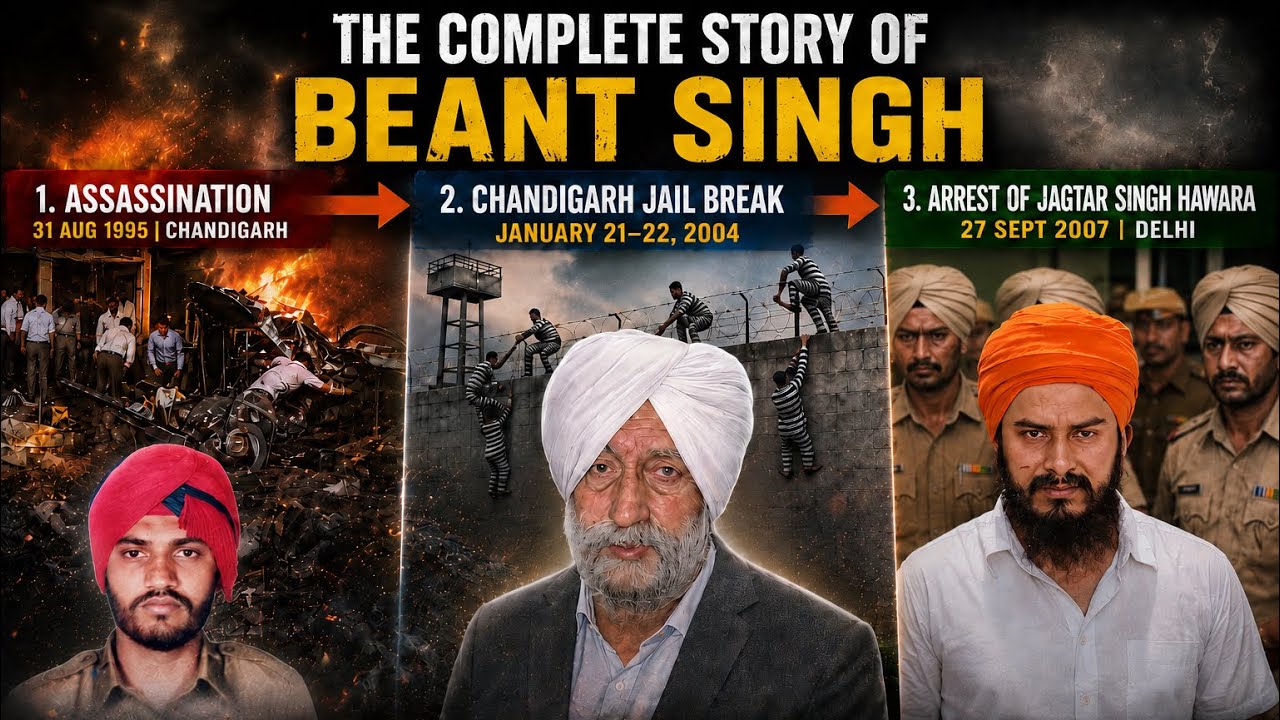 Full Documentary on Beant Singh Assas*ination | Chandigarh Jail Break | Jagtar Singh Hawara Arrest |