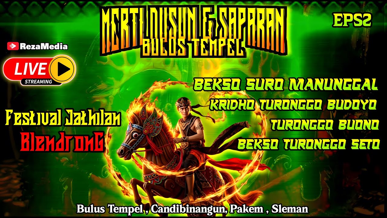 🔴#Live🔥FESTIVAL JATHILAN BLENDRONG - #Streaming Kuda Lumping - Merti Dusun Saparan Bulus Tempel EPS2