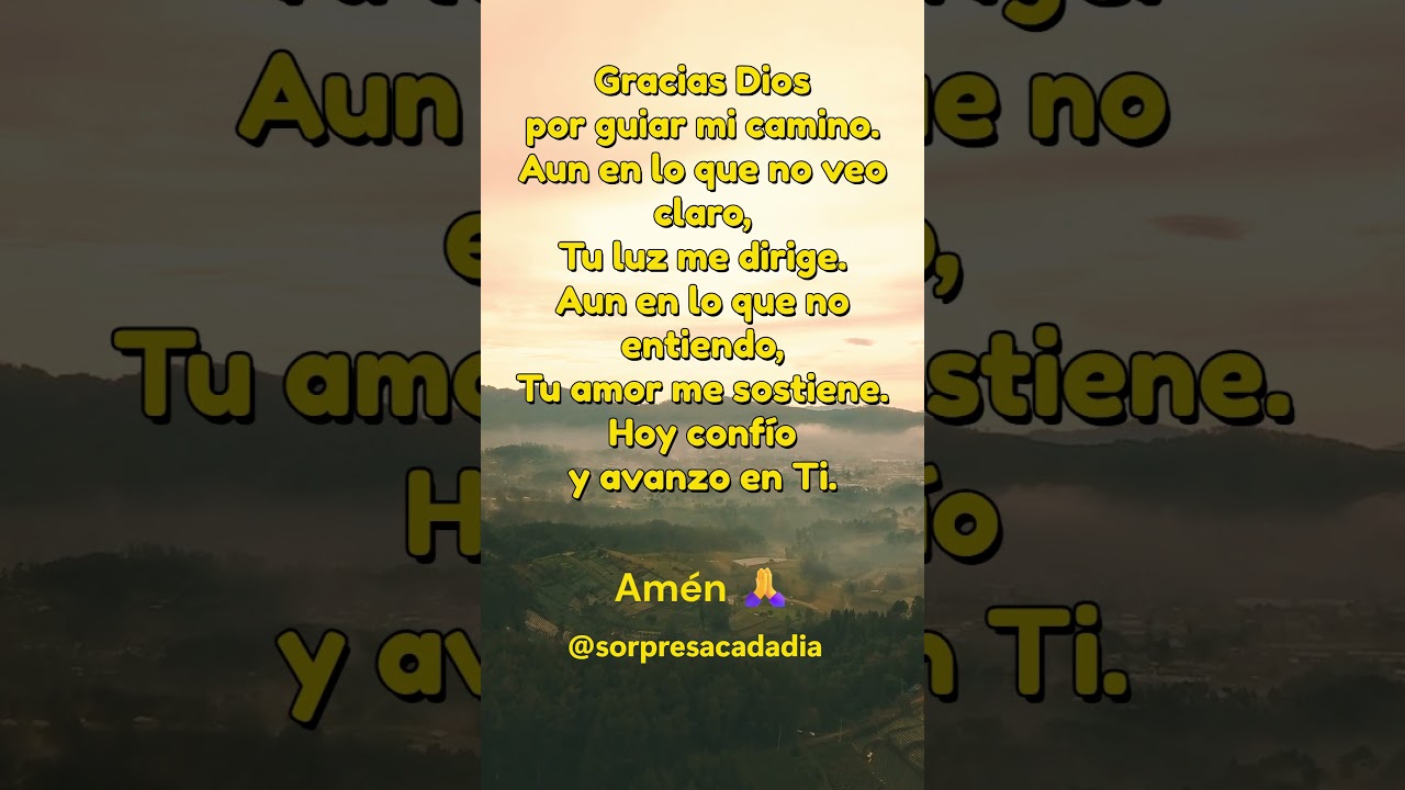 Gracias Dios por guiar mi camino 🤍✨#shorts #reels  #diosconmigo