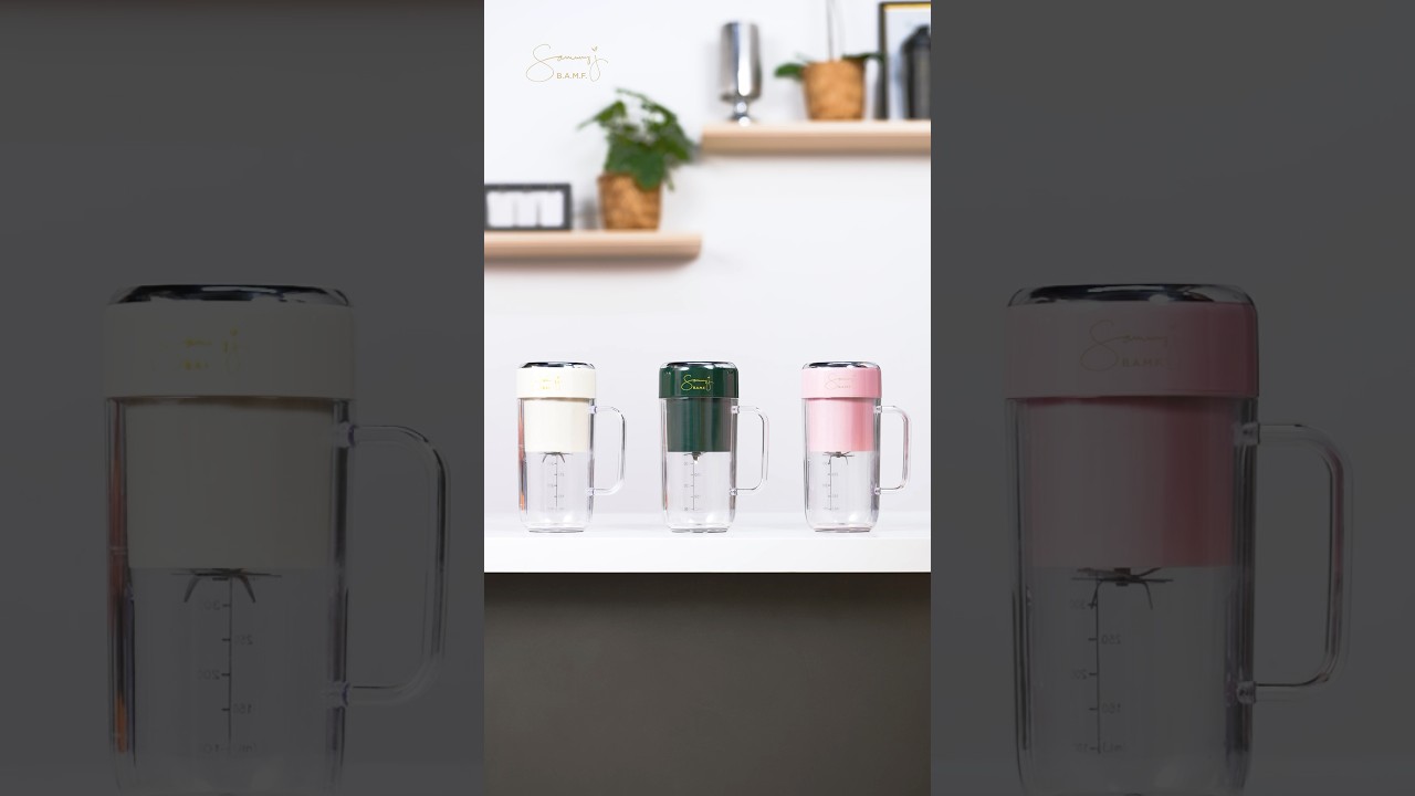 Get this portable SammyJ Mix Master Blender and blend up your shakes anytime, anywhere!🥤🏃&zwj;♀️