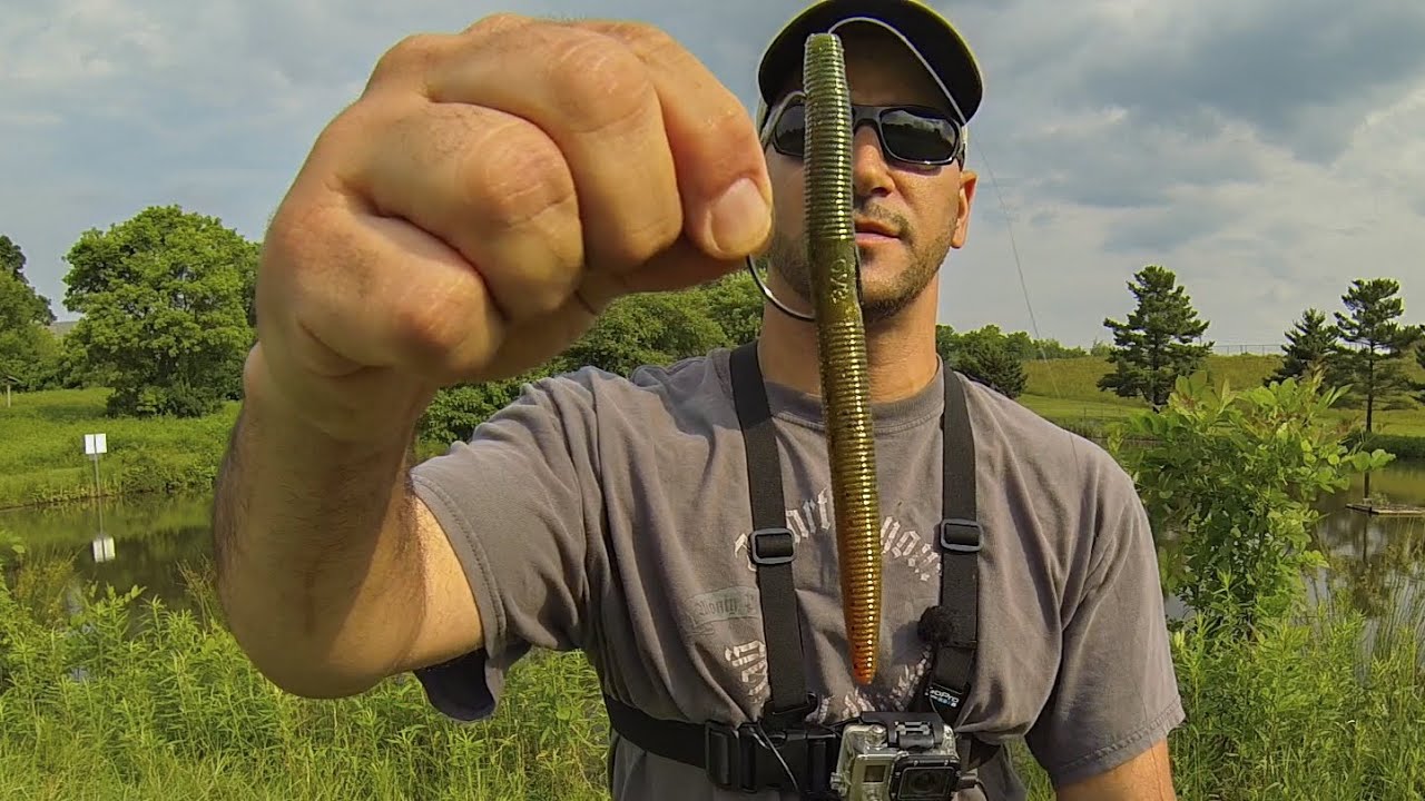 MYSTERY POND BASS FISHING (TIPS & TECHNIQUES) FLUKE & SENKO