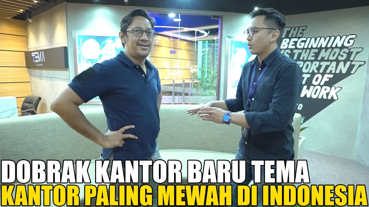 DOBRAK KANTOR BARU TEMA INDONESIA.. KANTOR TERMEWAH, TERMAHAL, TERKEREN DI INDONESIA