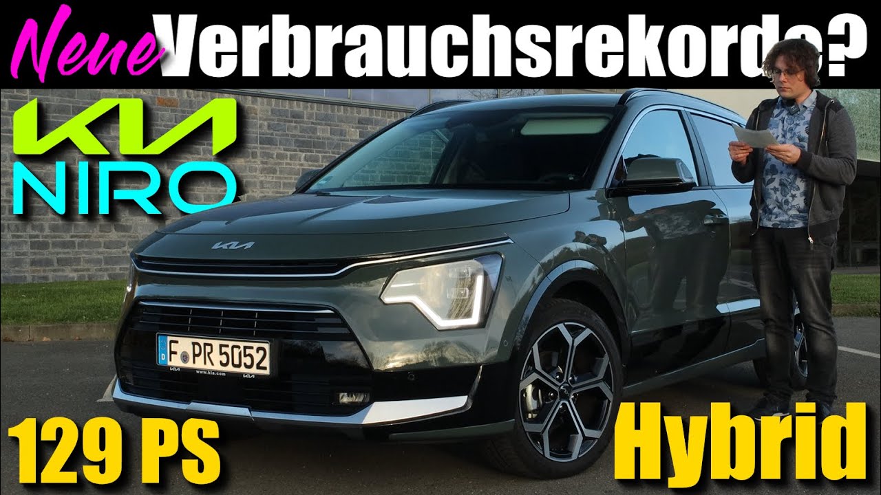 2025 Kia Niro Hybrid (129 PS) - Neue Verbrauchs - Rekorde ? Test Daten Infos Bericht Review deutsch