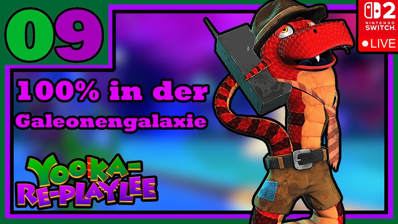 YOOKA-REPLAYLEE #09 🪐 Können wir auch die letzte Welt komplettieren?
