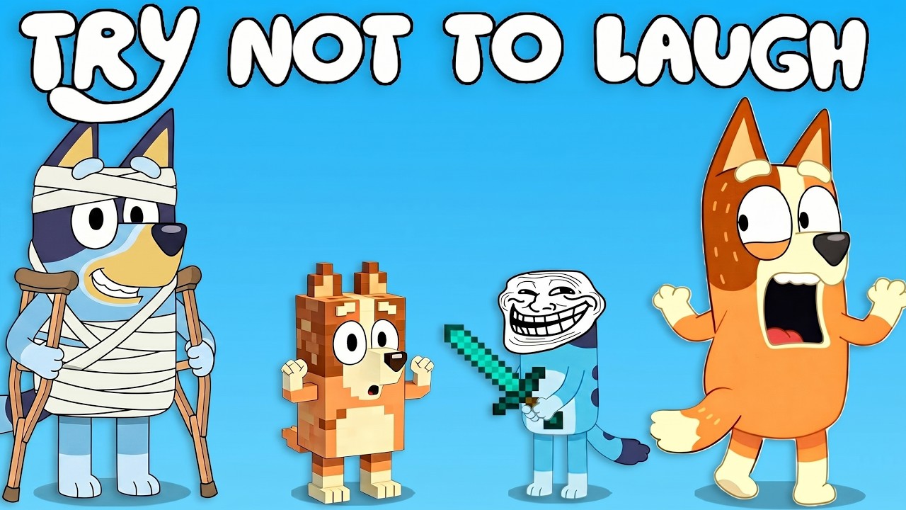 BLUEY - TRY NOT TO LAUGH - MEME RAIN🤣 [YTP] parody