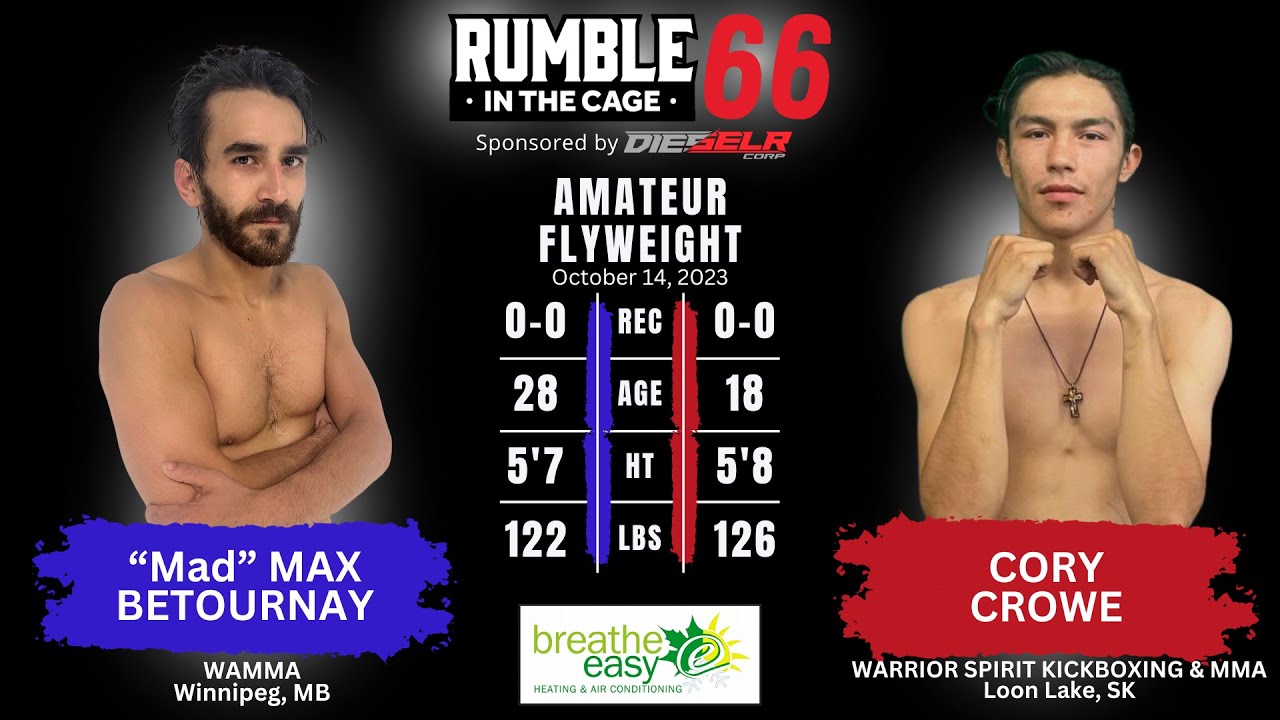 RITC 66 - Max Betournay vs Cory Crowe  |  Oct 14, 2023